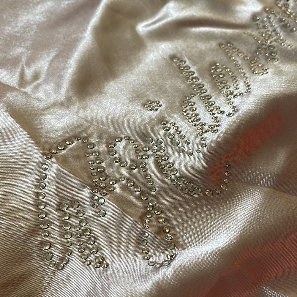 Women's Bridesmaid Rhinestone Bedazzled Robe - Picture 7 of 12